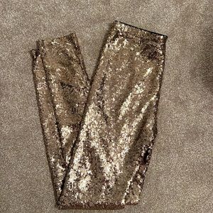 Gianni Bini Gold Sequin Pants